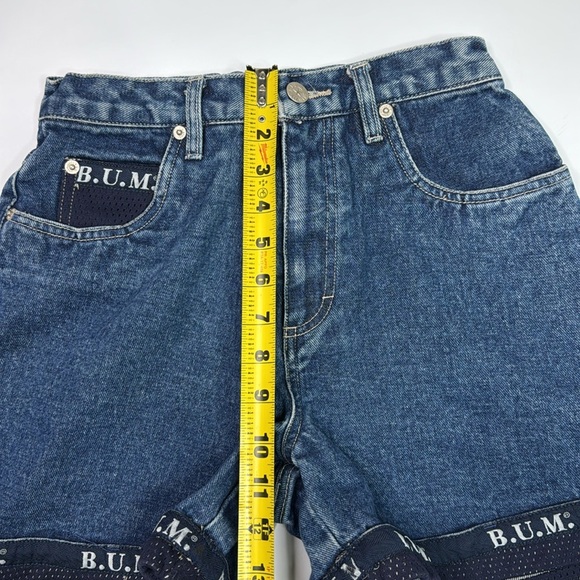 Vintage Bum Equipment Denim Shorts Size 7/8 Waist 24 - Picture 4 of 10